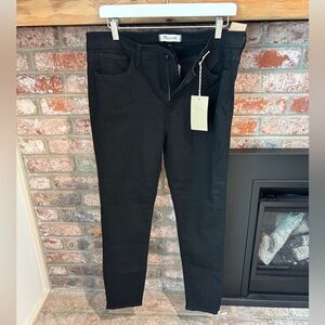 NWT Madewell Women's Black Skinny Roadtripper Jeans